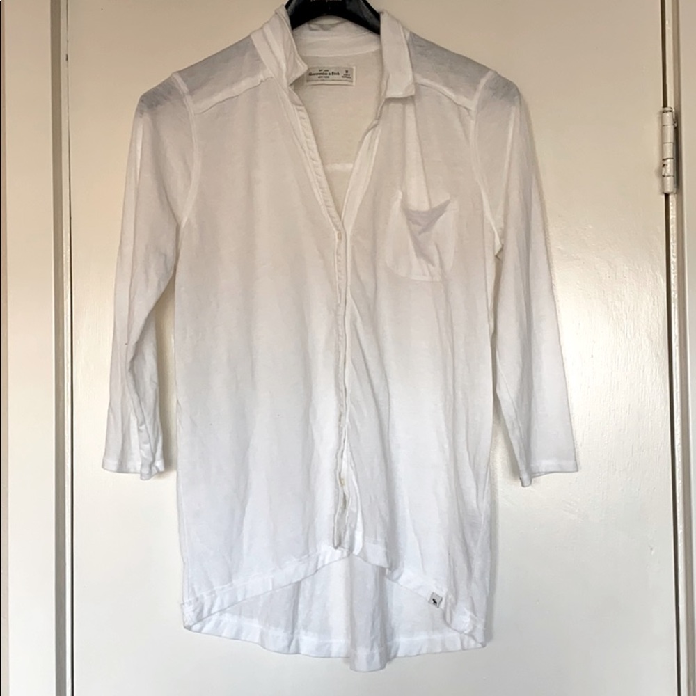 Light cotton button up